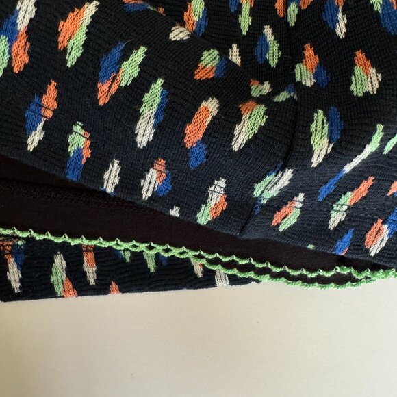 Maeve Debra Knit Faux Wrap Lined Navy Pencil Skirt | Anthropologie EUC Size 4 - Picture 4 of 10